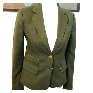 Ladies NWT army green blazer